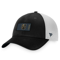 Vegas Golden Knights Fanatics Authentic Pro Rink Trucker Snapback Hat - Black/White | US 4465056