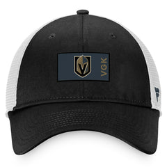 Vegas Golden Knights Fanatics Authentic Pro Rink Trucker Snapback Hat - Black/White | US 4465056