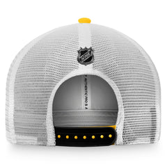 Pittsburgh Penguins Fanatics Authentic Pro Rink Trucker Snapback Hat - Gold/White | US 4465062