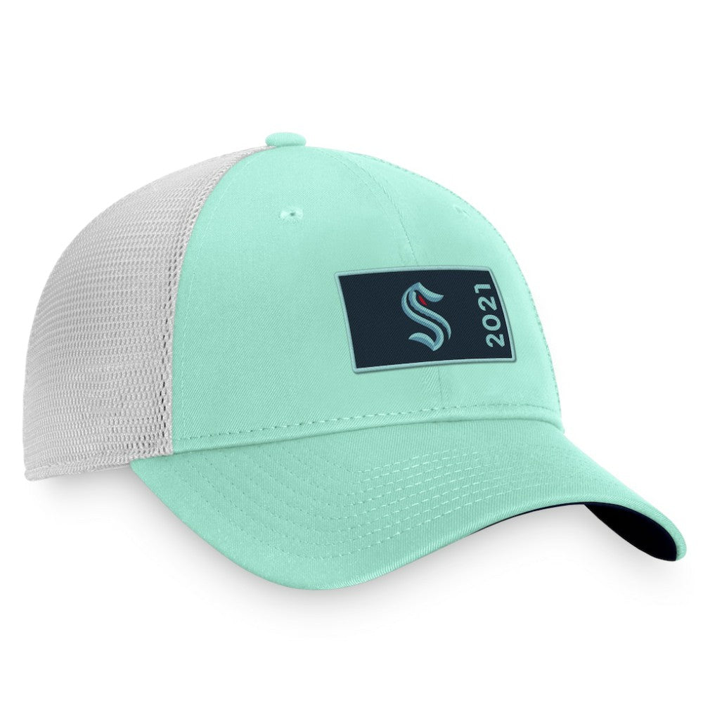 Seattle Kraken Fanatics Authentic Pro Rink Trucker Snapback Hat - Light Blue/White | US 4465080