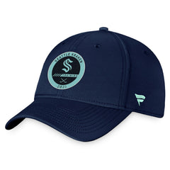 Seattle Kraken Fanatics 2021 Authentic Pro Training Camp Flex Hat - Navy | US 4465205