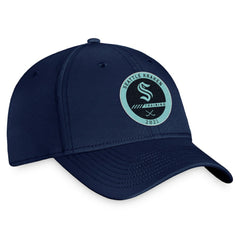 Seattle Kraken Fanatics 2021 Authentic Pro Training Camp Flex Hat - Navy | US 4465205