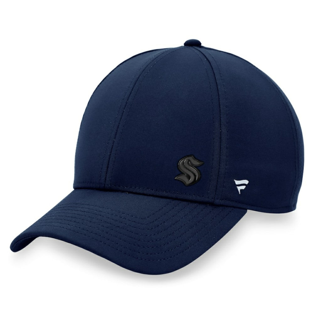 Seattle Kraken Fanatics Women's Authentic Pro Road Structured Adjustable Hat - Deep Sea Blue | US 4465335