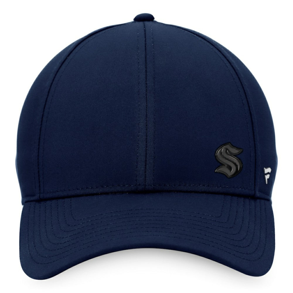 Seattle Kraken Fanatics Women's Authentic Pro Road Structured Adjustable Hat - Deep Sea Blue | US 4465335