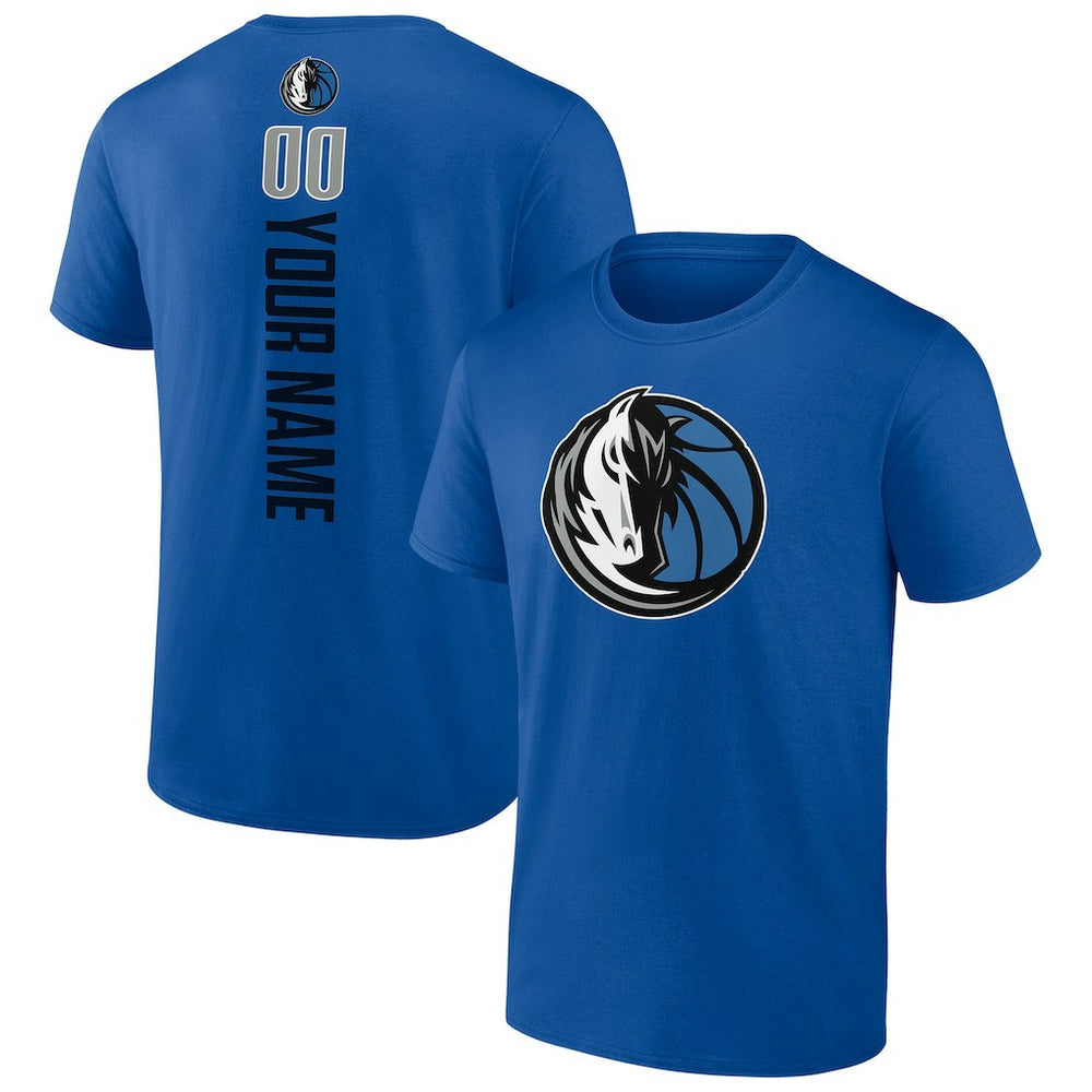 Dallas Mavericks Personalized Playmaker Team T-Shirt Blue