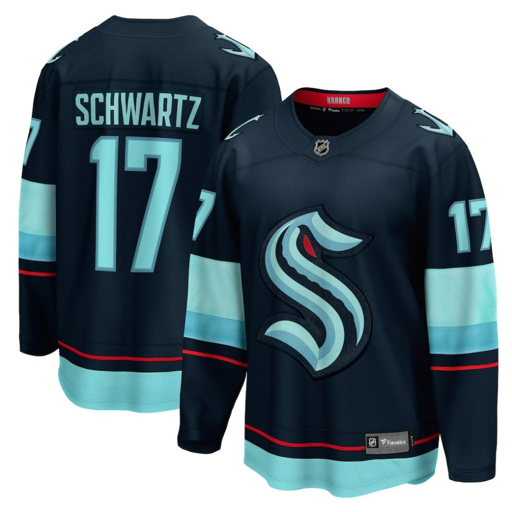 Jaden Schwartz Seattle Kraken Fanatics Home Breakaway Player Jersey - Navy | US 4466249
