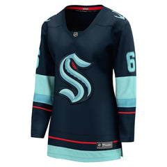 Adam Larsson Seattle Kraken Fanatics Women's Home Breakaway Player Jersey - Deep Sea Blue | US 4466255