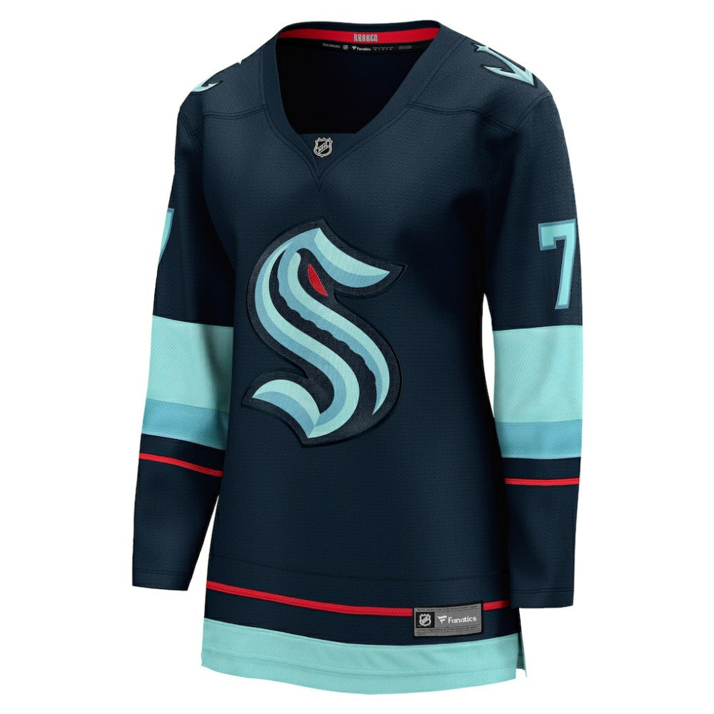 Jordan Eberle Seattle Kraken Fanatics Women's Home Breakaway Player Jersey - Navy | US 4466256