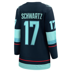 Jaden Schwartz Seattle Kraken Fanatics Women's Home Breakaway Player Jersey - Navy | US 4466258