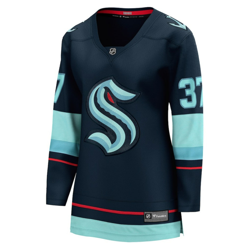 Yanni Gourde Seattle Kraken Fanatics Women's Home Breakaway Player Jersey - Navy | US 4466261