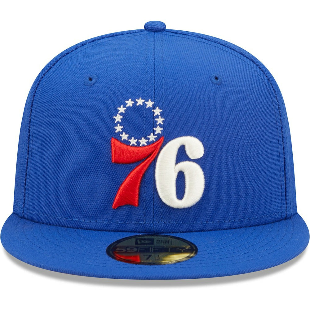 Philadelphia 76ers 3x NBA Finals Champions Pop Sweat 59FIFTY Fitted Hat Royal - New Era outlet