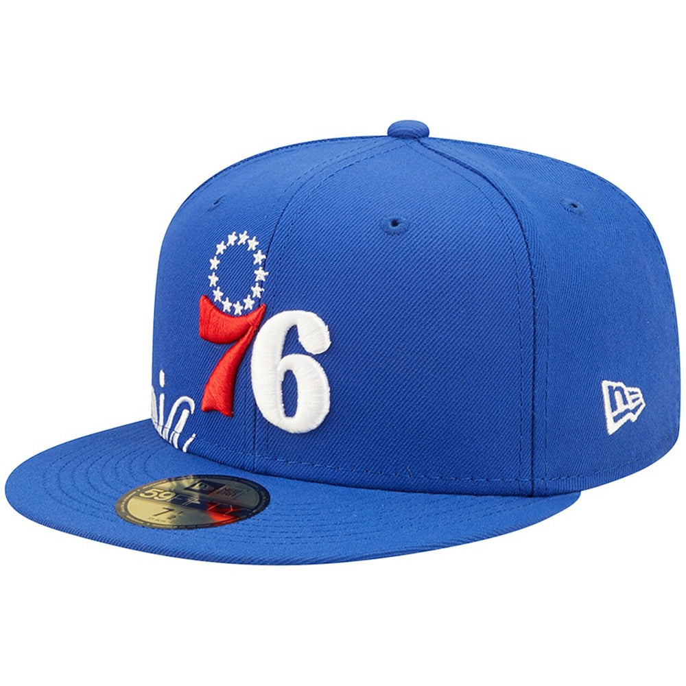 Philadelphia 76ers Side Split 59FIFTY Fitted Hat Royal - New Era outlet
