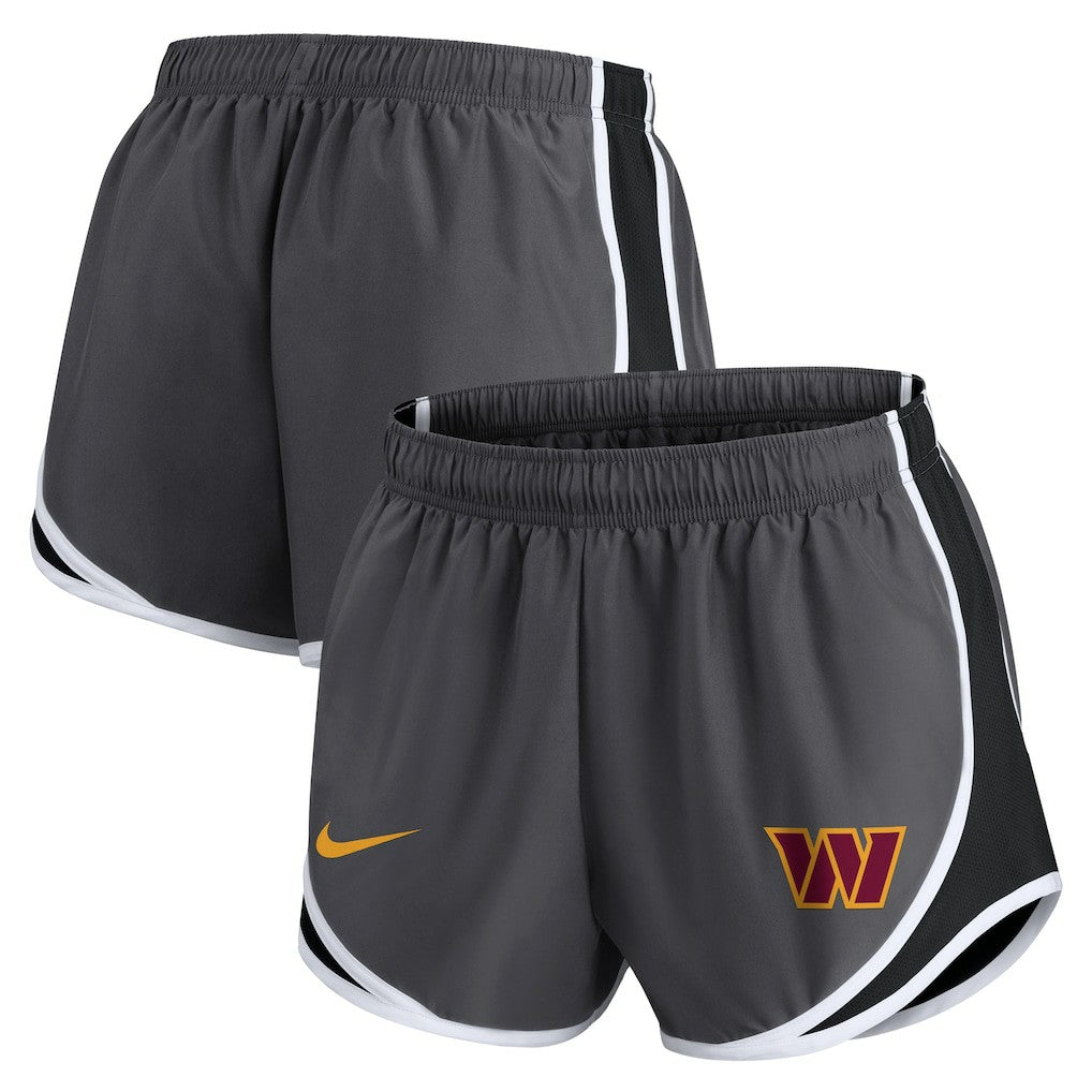 Washington Commanders Women's Team Logo Performance Tempo Shorts - Charcoal Shorts