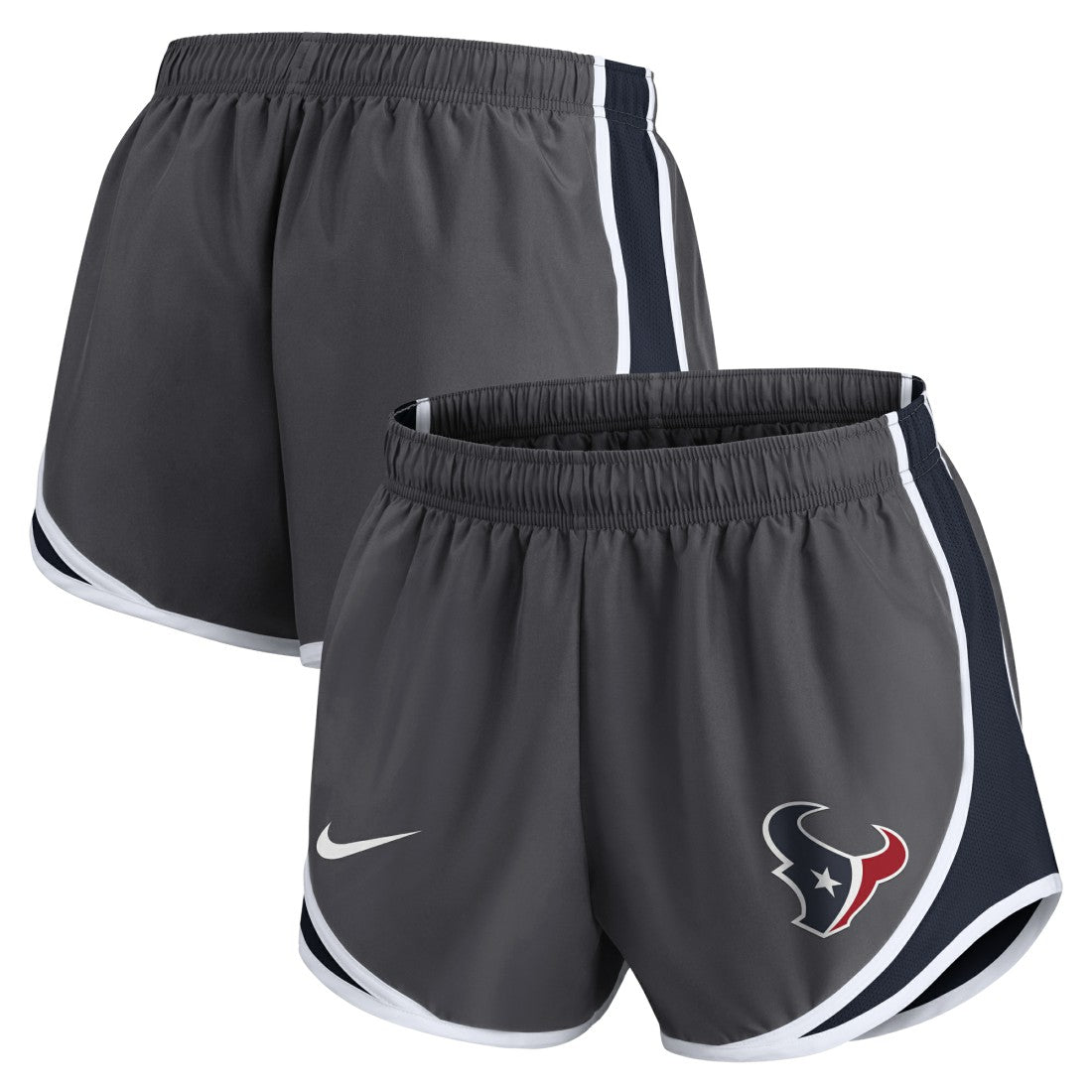 Houston Texans Women's Team Logo Performance Tempo Shorts - Charcoal Shorts