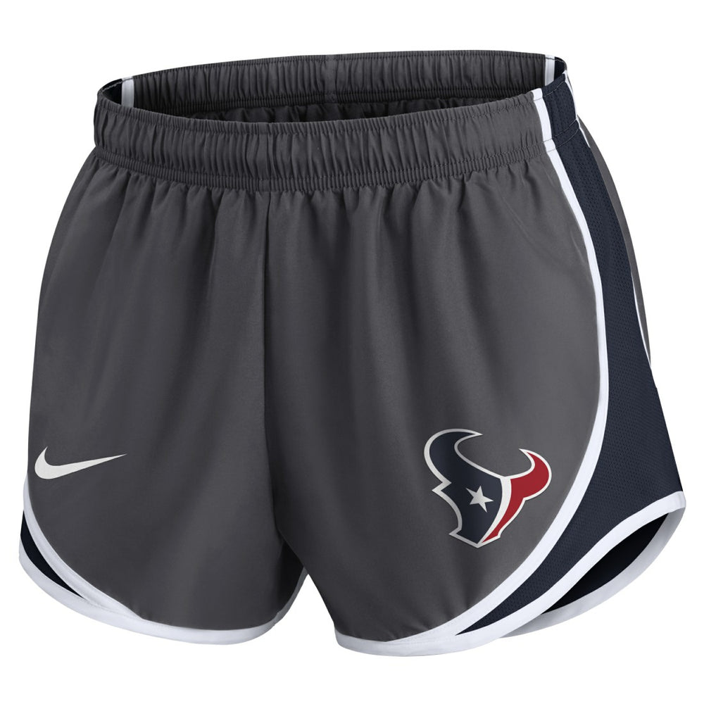 Houston Texans Women's Team Logo Performance Tempo Shorts - Charcoal Shorts