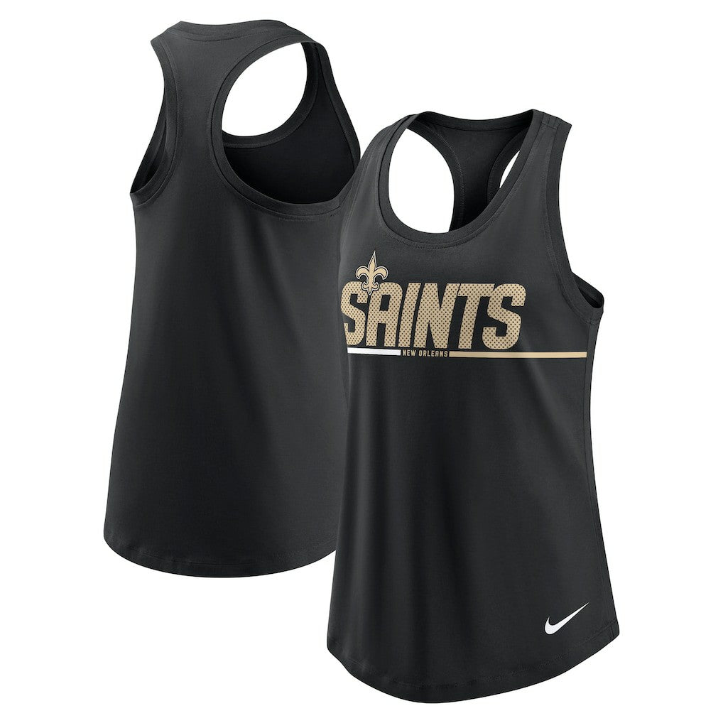 New Orleans Saints Women's Team Name City Tri-Blend Racerback Tank Top