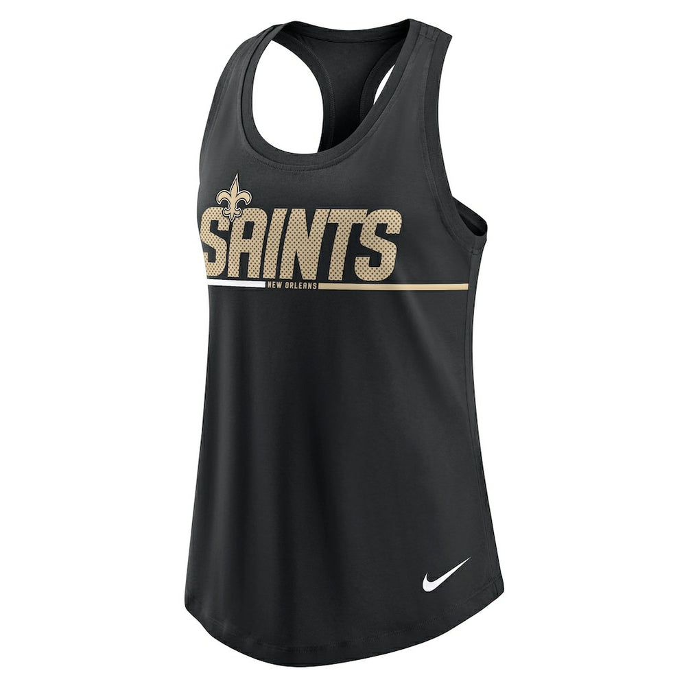 New Orleans Saints Women's Team Name City Tri-Blend Racerback Tank Top