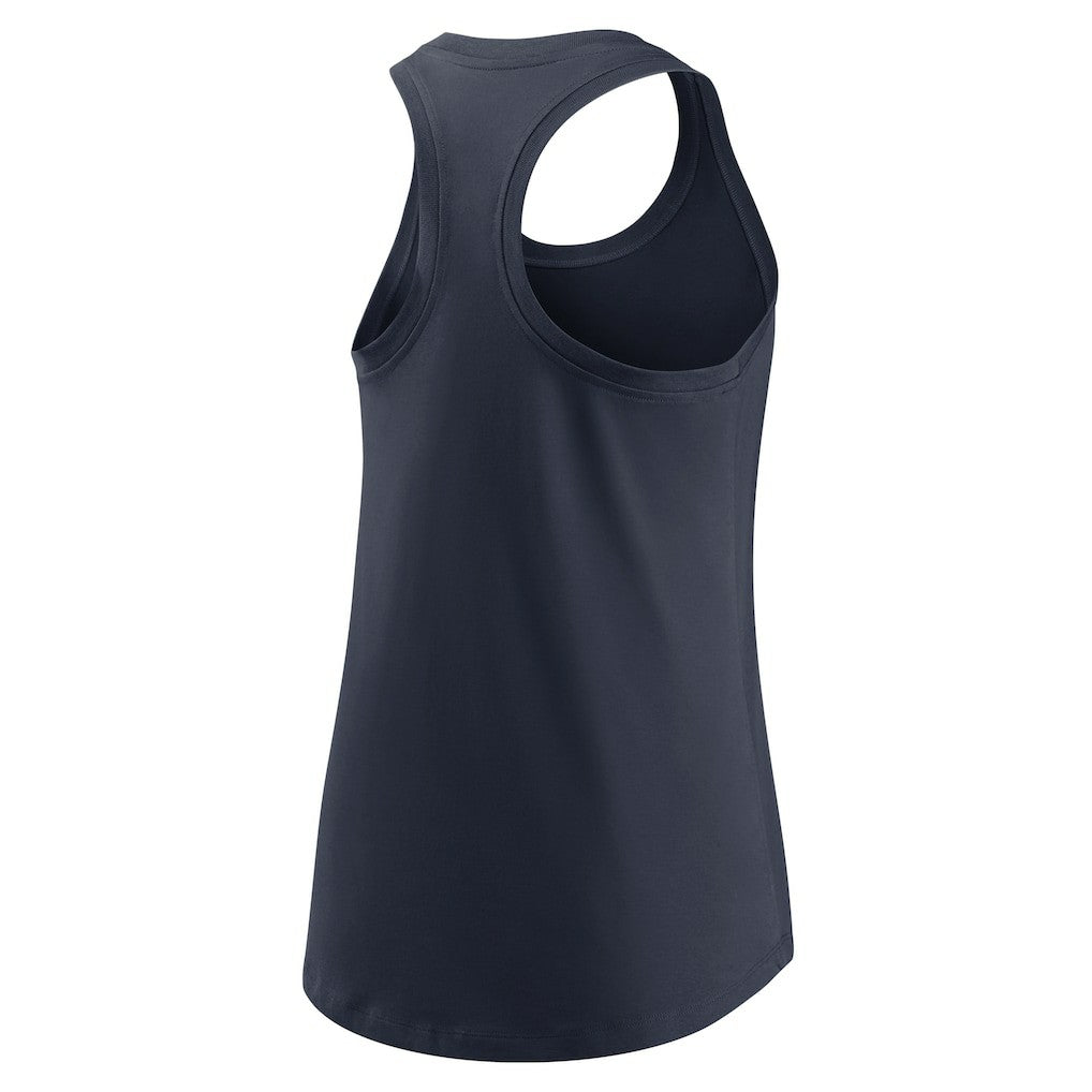 Houston Texans Women's Team Name City Tri-Blend Racerback Tank Top - Navy Tops
