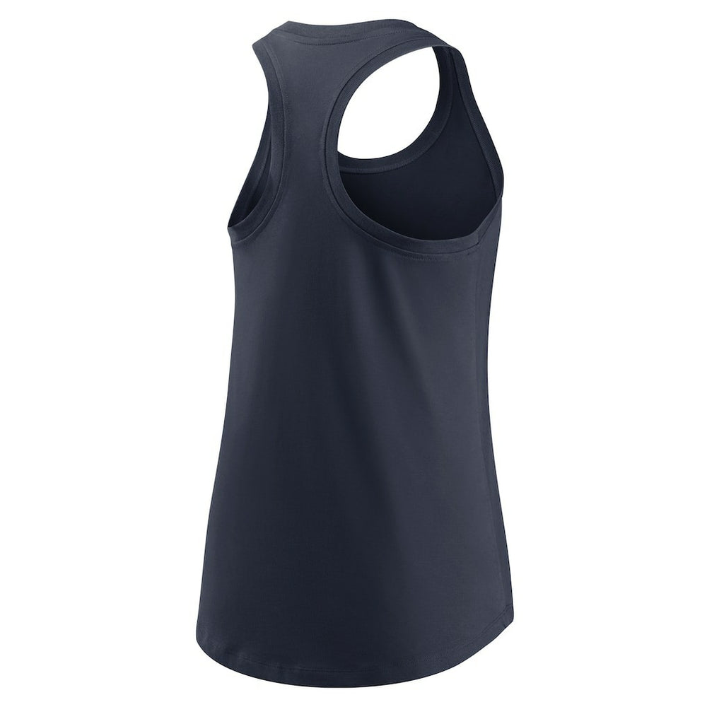 Houston Texans Women's Team Name City Tri-Blend Racerback Tank Top - Navy Tops