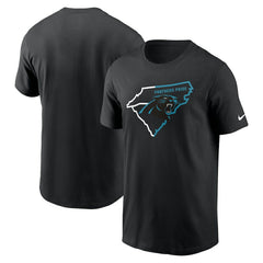 Carolina Panthers Essential Panthers Pride T-Shirt - Black T-shirts