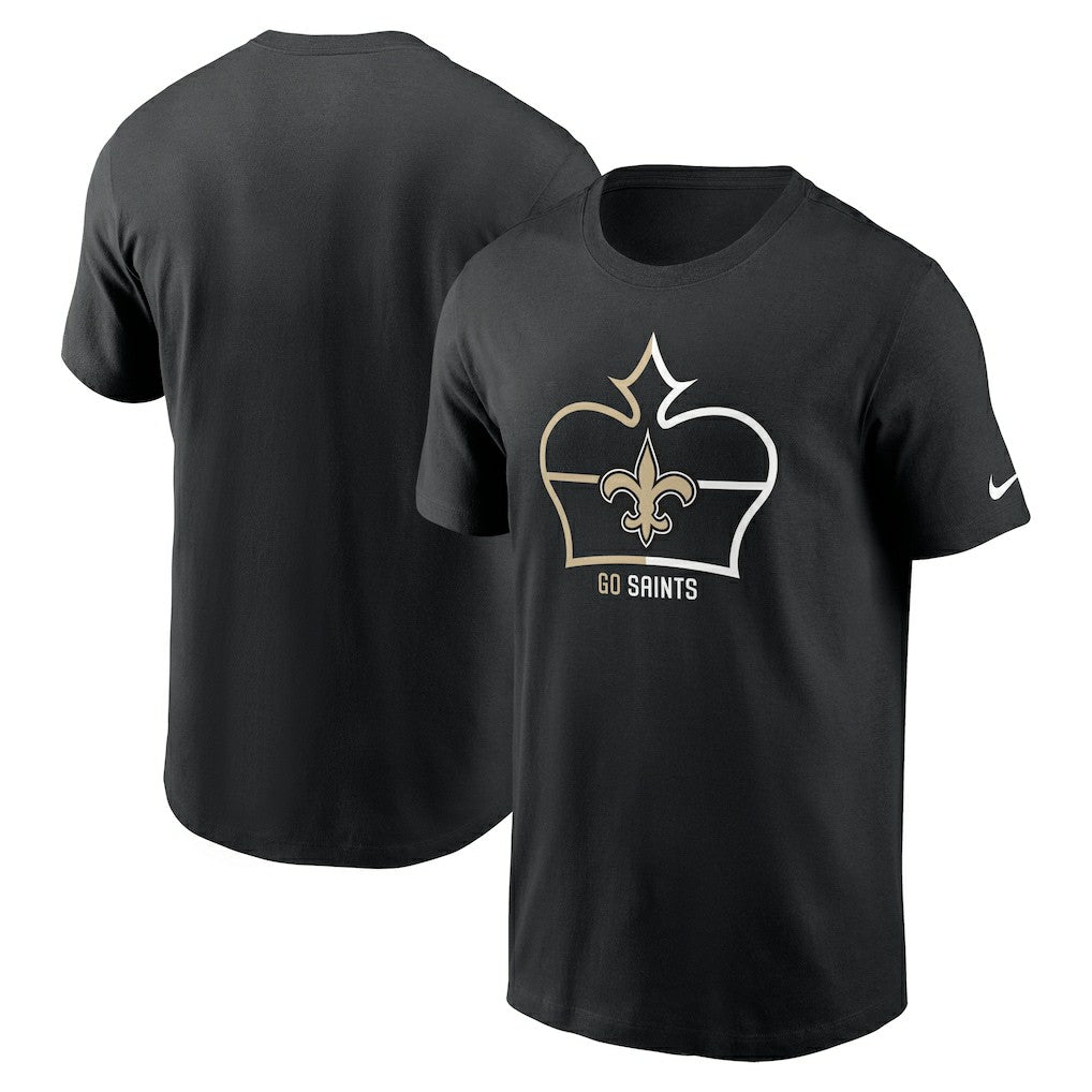 New Orleans Saints Essential Local Phrase T-Shirt - Black T-shirts