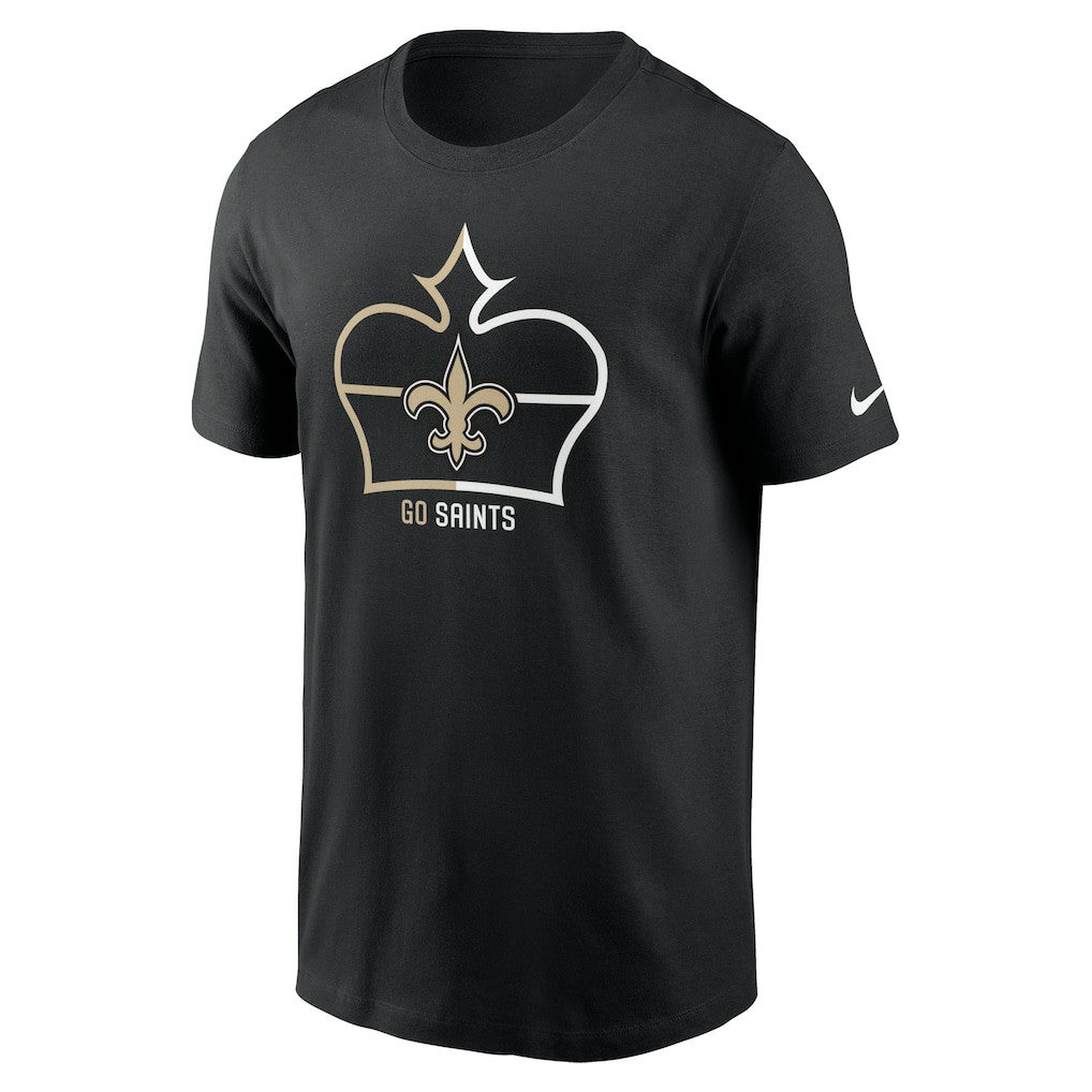 New Orleans Saints Essential Local Phrase T-Shirt - Black T-shirts