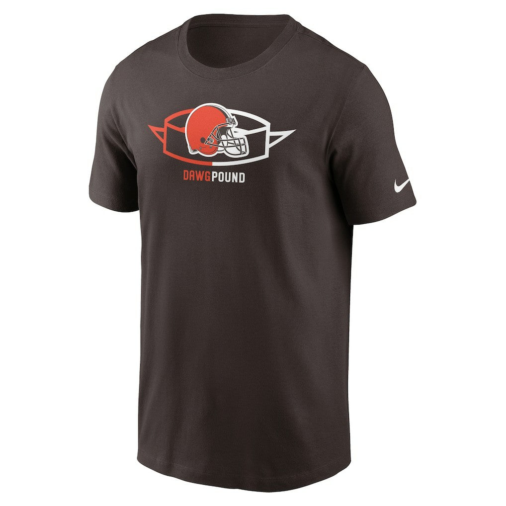 Cleveland Browns Essential Local Phrase T-Shirt - Brown T-shirts