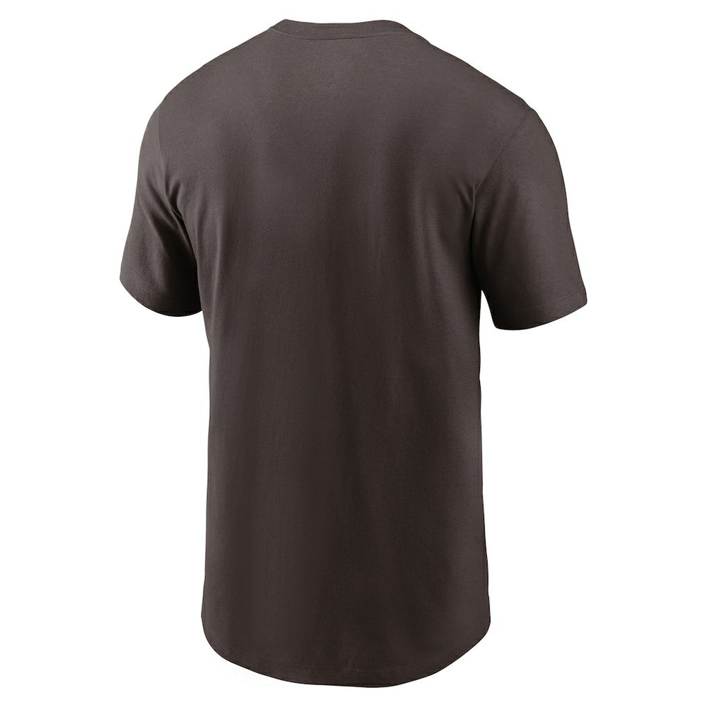 Cleveland Browns Essential Local Phrase T-Shirt - Brown T-shirts
