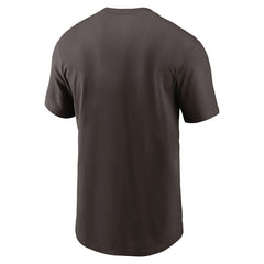 Cleveland Browns Essential Local Phrase T-Shirt - Brown T-shirts