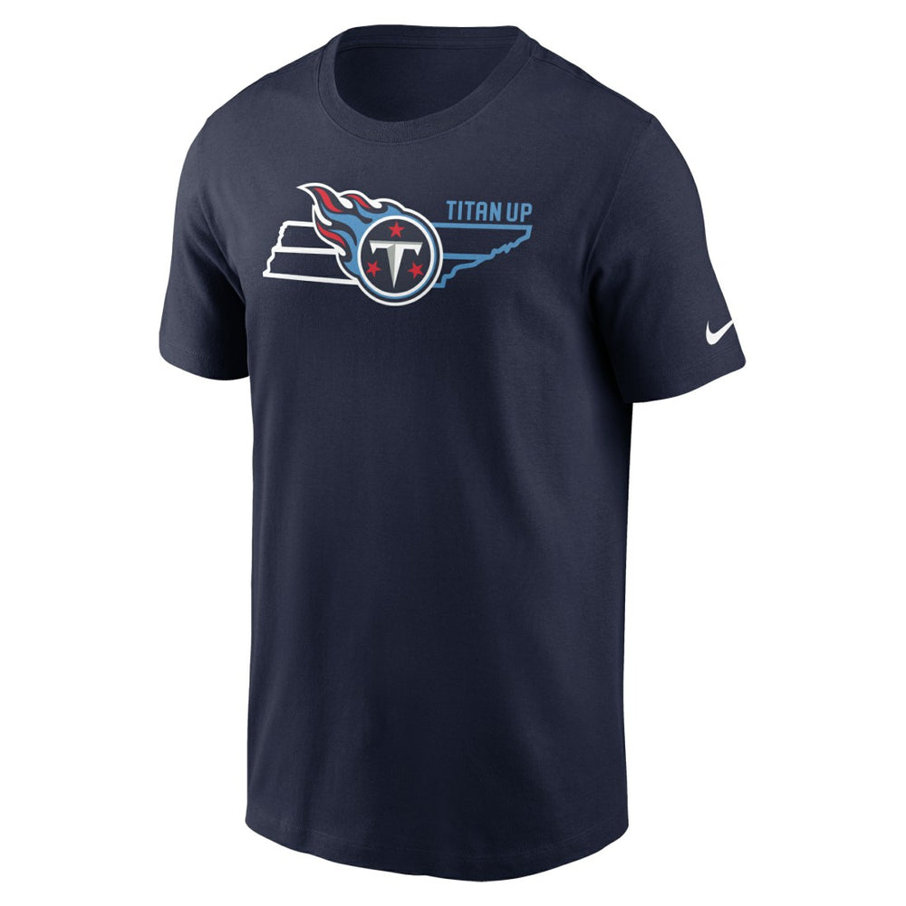Tennessee Titans Essential Local Phrase T-Shirt - Navy T-shirts