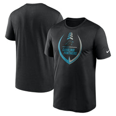 Carolina Panthers Icon Legend Performance T-Shirt - Black T-shirts