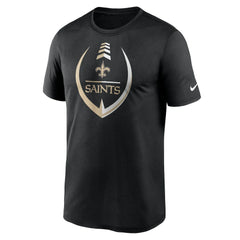 New Orleans Saints Icon Legend Performance T-Shirt - Black T-shirts