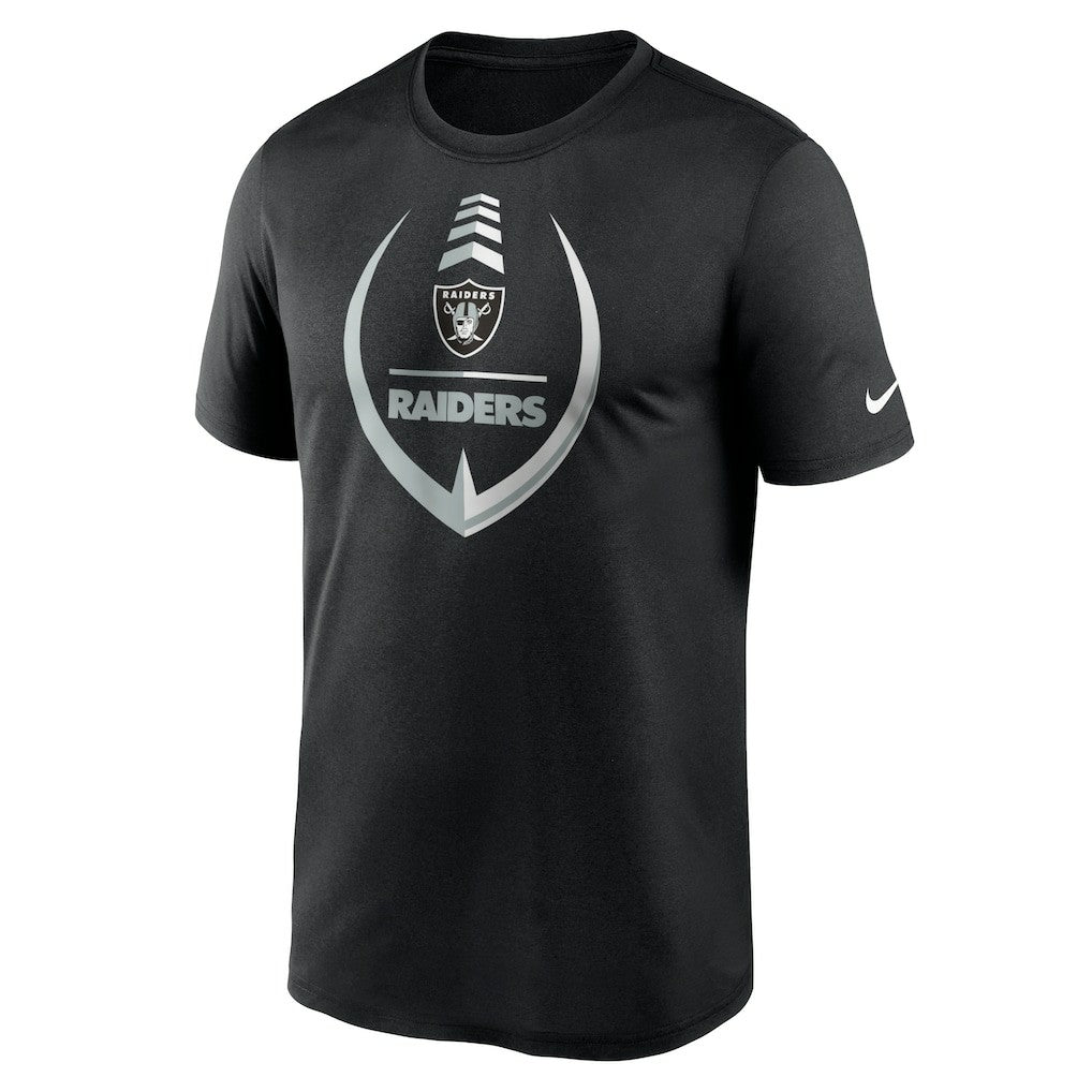 Las Vegas Raiders Icon Legend Performance T-Shirt - Black T-shirts