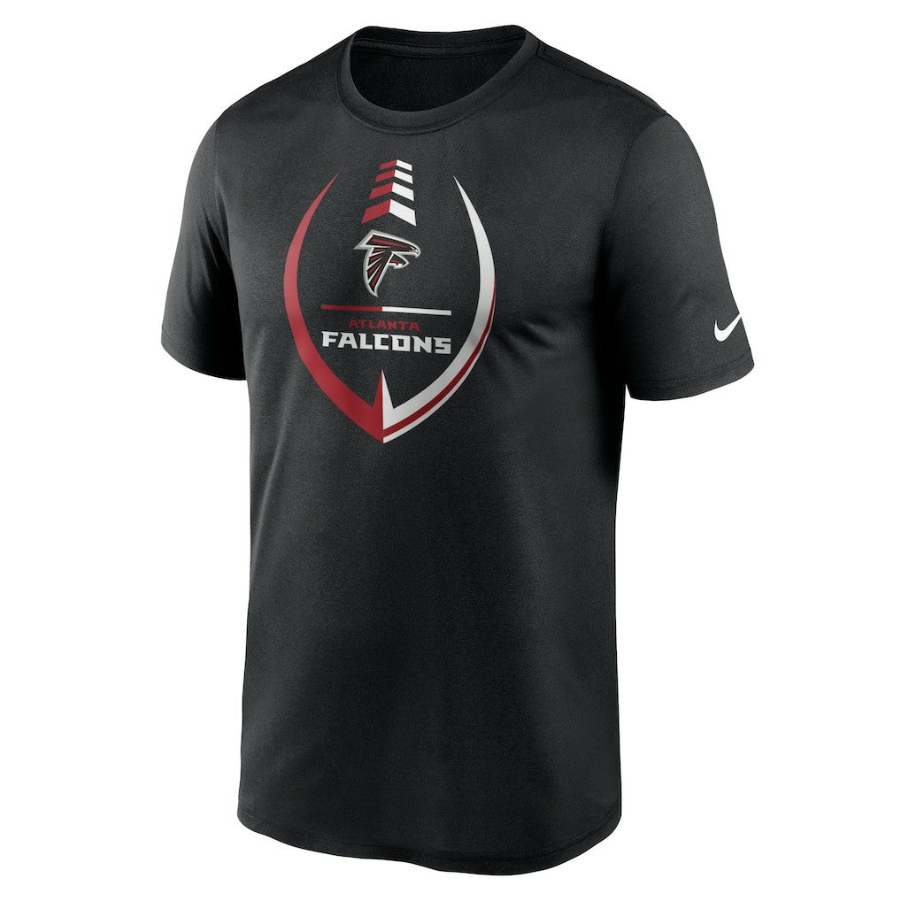 Atlanta Falcons Icon Legend Performance T-Shirt - Black T-shirts