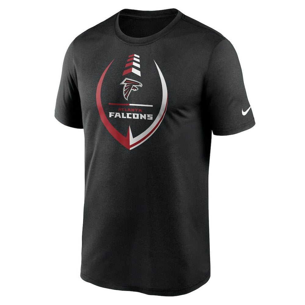Atlanta Falcons Icon Legend Performance T-Shirt - Black T-shirts
