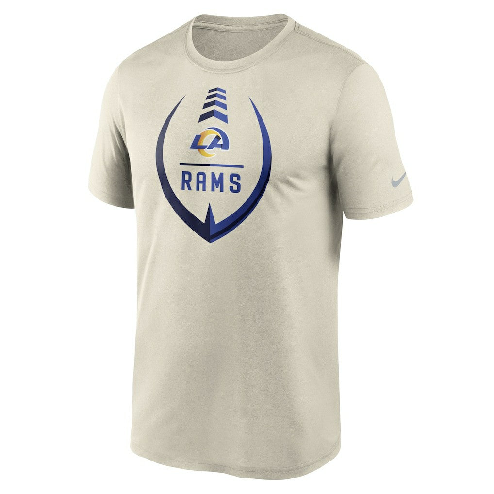 Los Angeles Rams Icon Legend Performance T-Shirt - Bone T-shirts