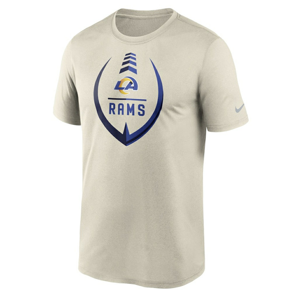 Los Angeles Rams Icon Legend Performance T-Shirt - Bone T-shirts