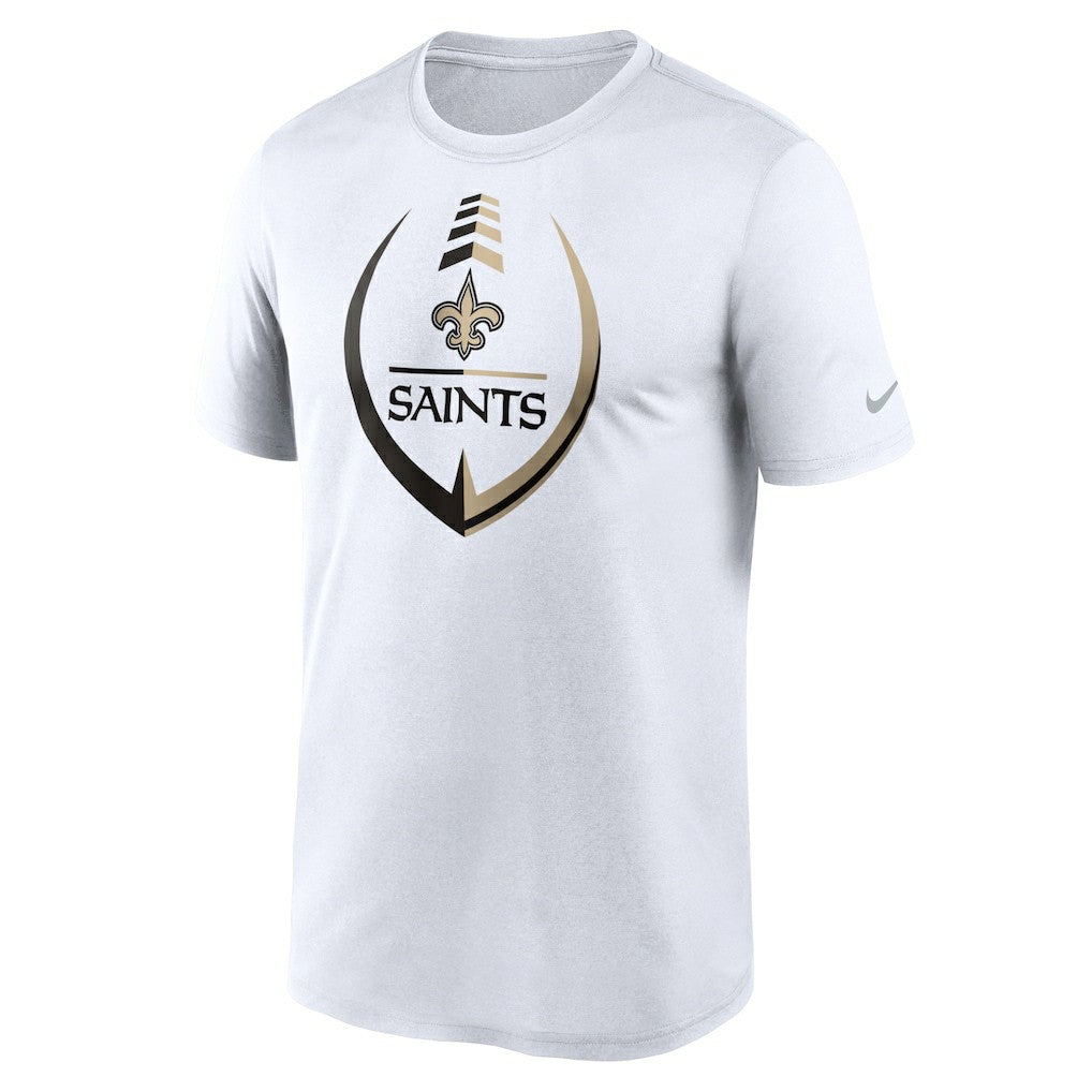 New Orleans Saints Icon Legend Performance T-Shirt - White T-shirts