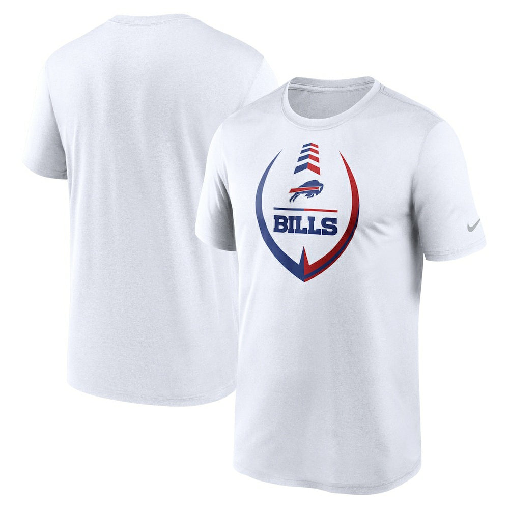 Buffalo Bills Icon Legend Performance T-Shirt - White T-shirts