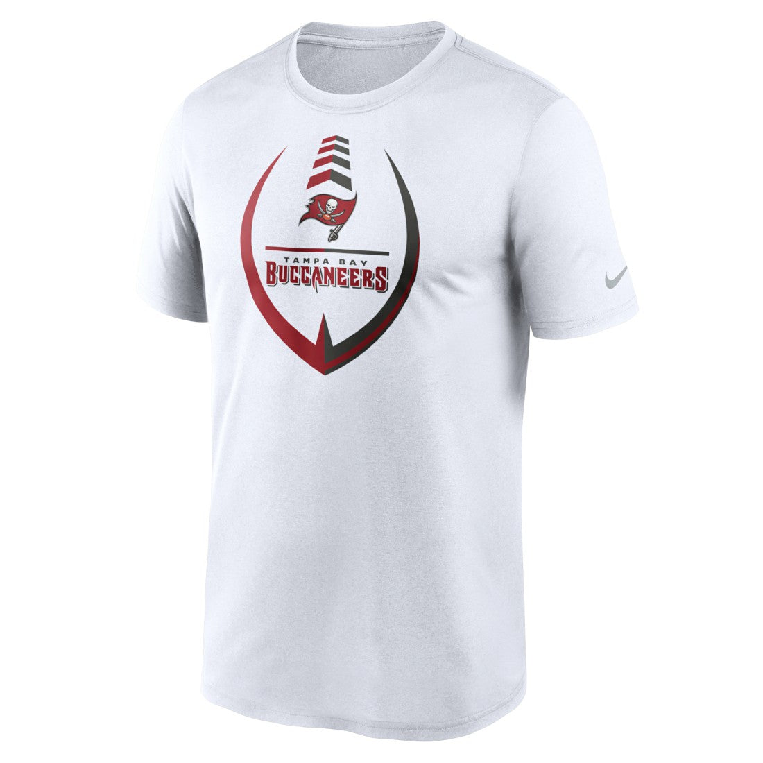 Tampa Bay Buccaneers Icon Legend Performance T-Shirt - White T-shirts