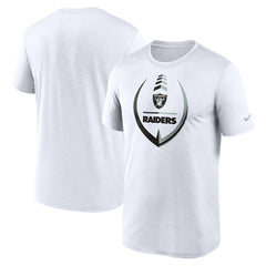 Las Vegas Raiders Icon Legend Performance T-Shirt - White T-shirts