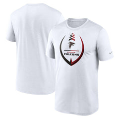 Atlanta Falcons Icon Legend Performance T-Shirt - White T-shirts