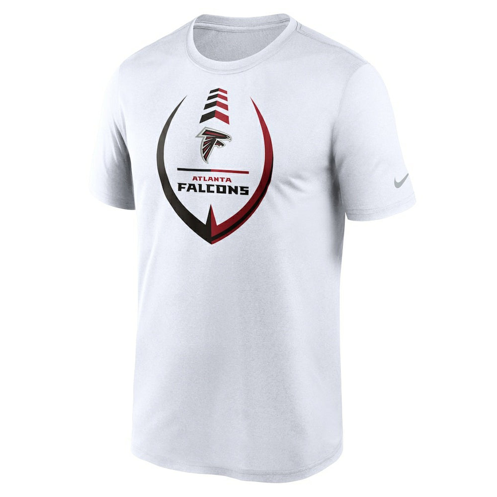 Atlanta Falcons Icon Legend Performance T-Shirt - White T-shirts