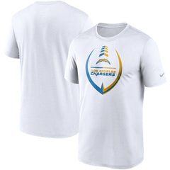 Los Angeles Chargers Icon Legend Performance T-Shirt - White T-shirts