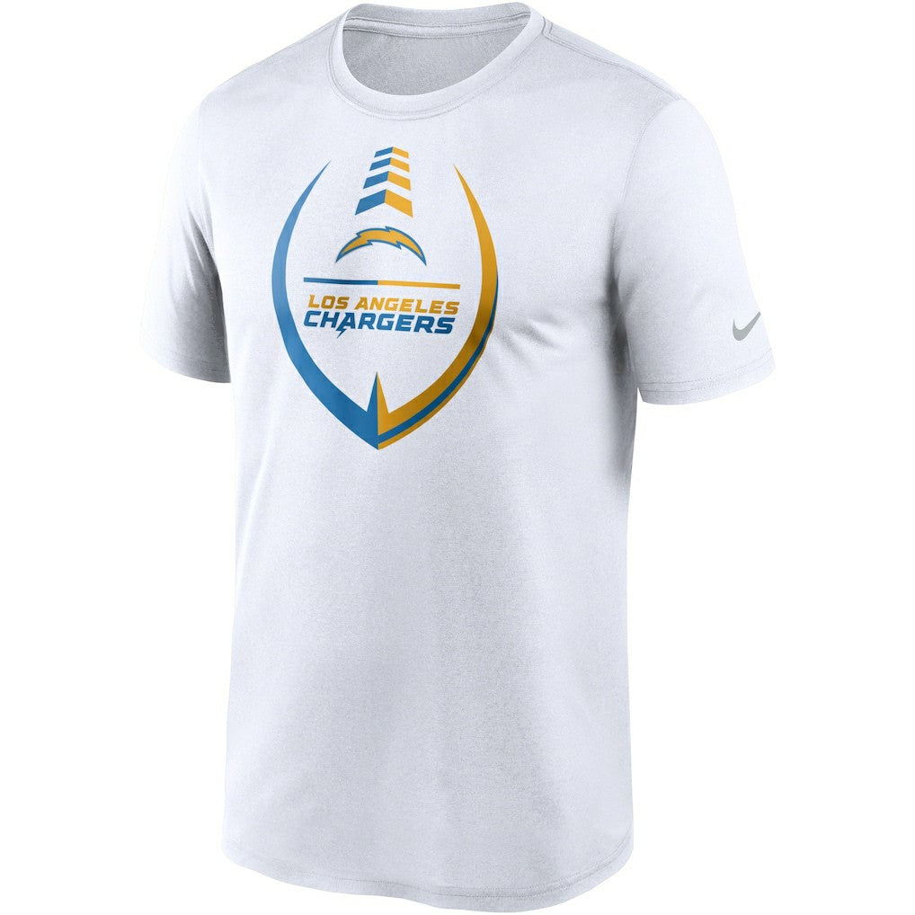 Los Angeles Chargers Icon Legend Performance T-Shirt - White T-shirts