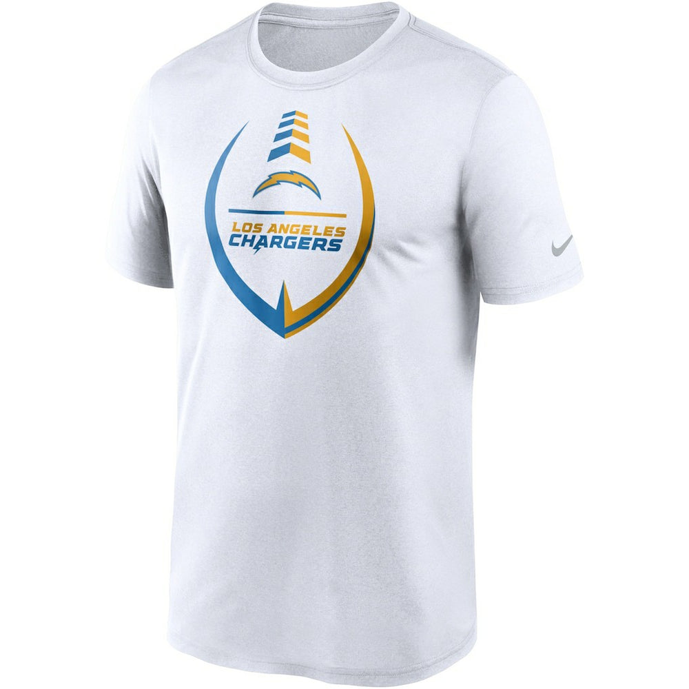 Los Angeles Chargers Icon Legend Performance T-Shirt - White T-shirts