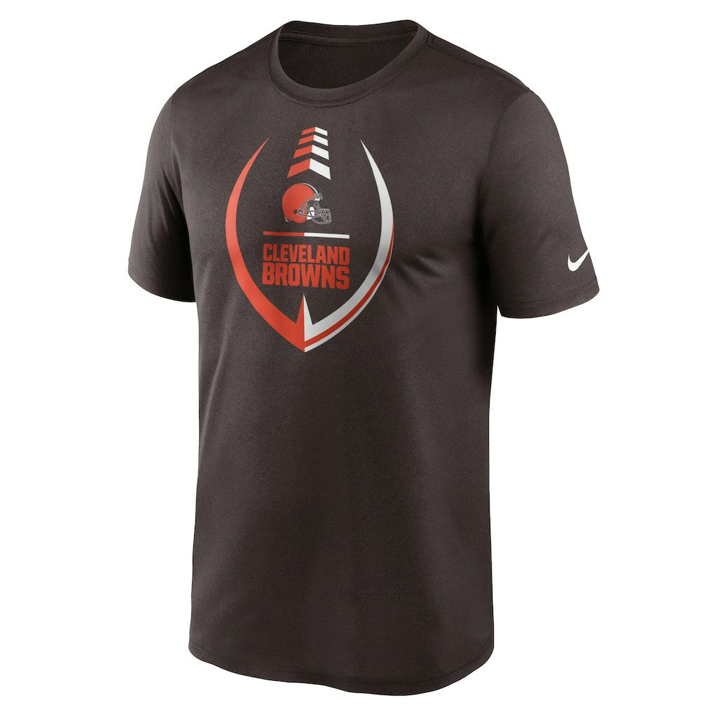 Cleveland Browns Icon Legend Performance T-Shirt - Brown T-shirts