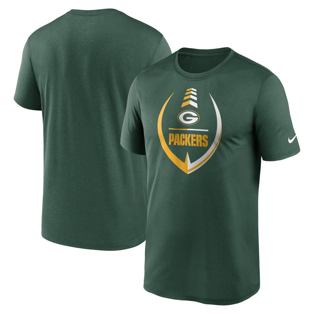 Green Bay Packers Icon Legend Performance T-Shirt - Green T-shirts