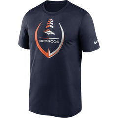 Denver Broncos Icon Legend Performance T-Shirt - Navy T-shirts
