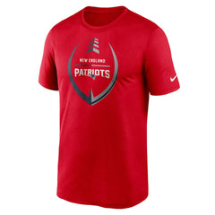 New England Patriots Icon Legend Performance T-Shirt - Red T-shirts